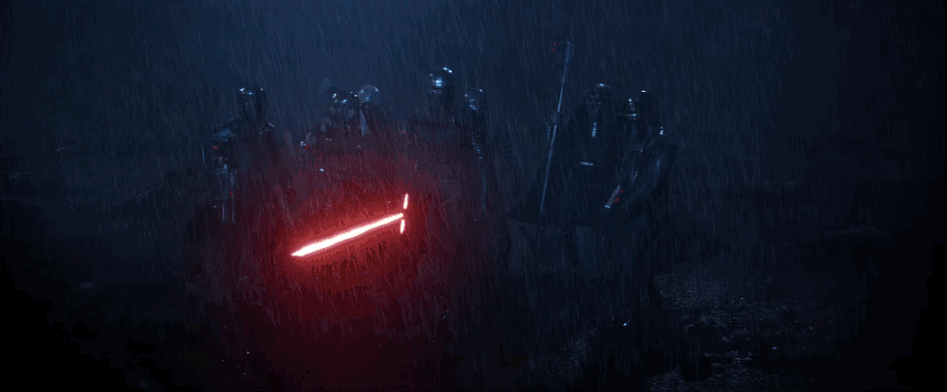 A gif from the film Star Wars: The Force Awakens showing a group of Sith